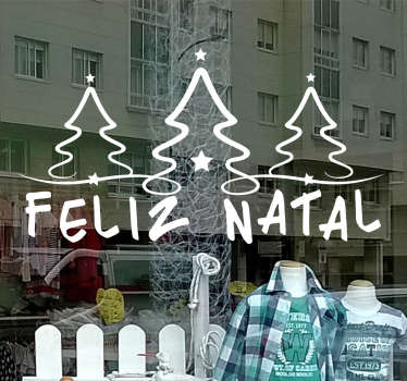 Decoração de montras de Natal - TenStickers