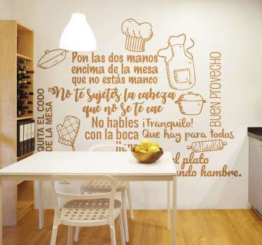 Vinilo para cocina normas - TenVinilo