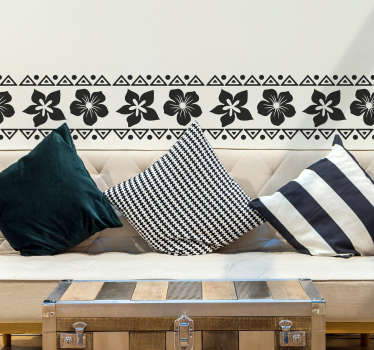 Hawaiian Flowers Wall Sticker - TenStickers