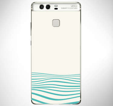 Sticker Huawei motif de vagues - TenStickers