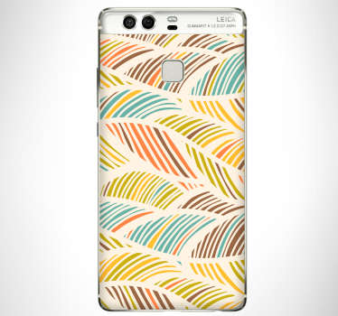 Sticker Huawei style de motif ondulé - TenStickers