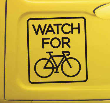 Autocollant de voiture pour cycliste - TenStickers