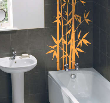 Bamboo Leaves Sticker - TenStickers