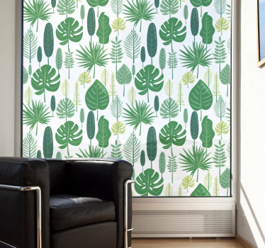 Klistermärke för monströs växtfönster - Tenstickers