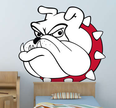 Autocolante decorativo de cães bulldog - TenStickers