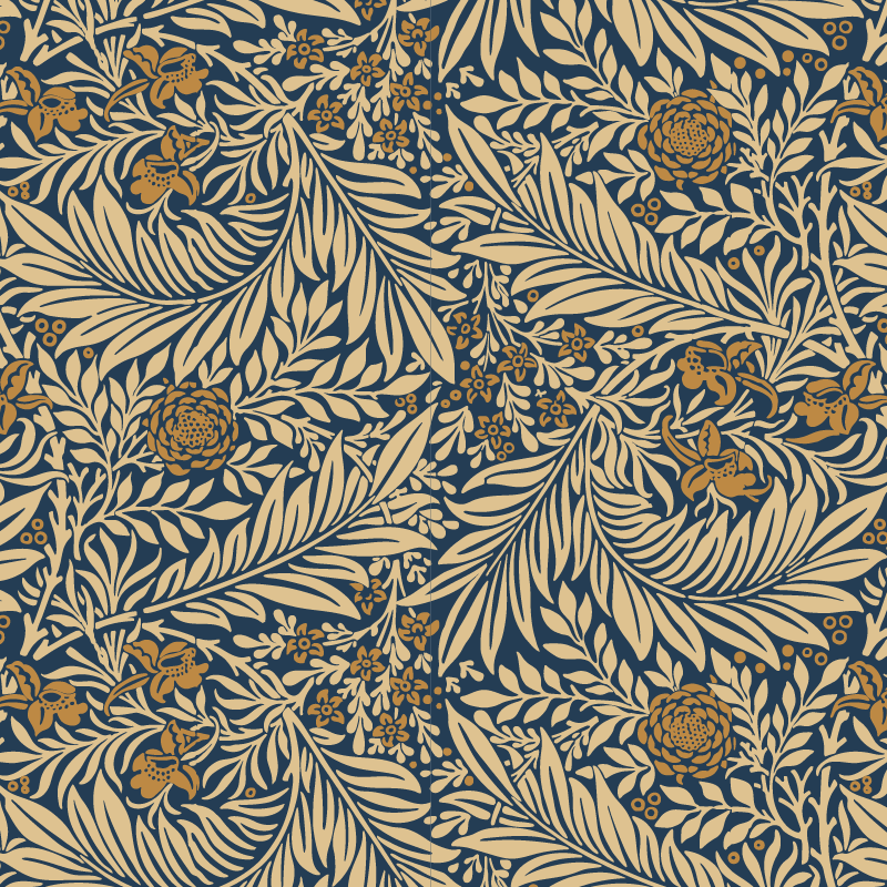 Meubelsticker vintage bloemen - TenStickers