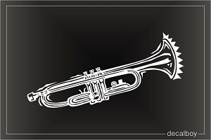 Trumpet Car Decal