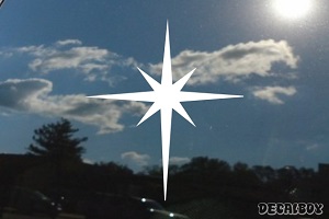 Christmas Star Decal