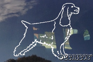 Cocker Spaniel Car Window Decal