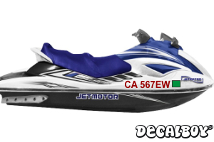 Jetski Registration Number Vinyl Die-cut Decal