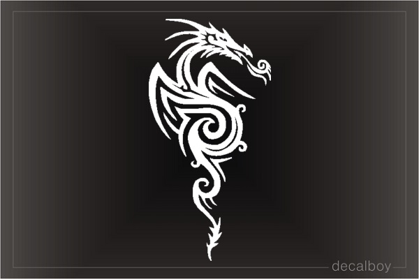 Dragon 558 Car Window Decal