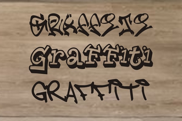 Graffiti Font Car Decal