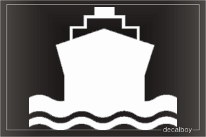 Ship 76 Window Decal