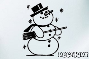 Christmas 5 Car Decal