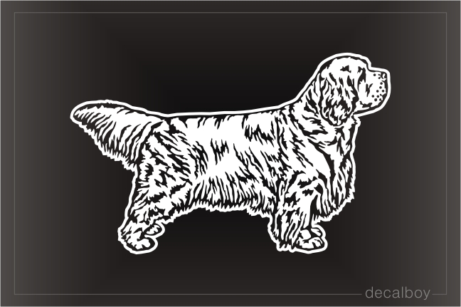 Clumber Spaniel Dog Decal