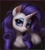 Size: 1800x2000 | Tagged: safe, artist:zetamad, rarity, pony, unicorn, g4, bust, female, gradient background, horn, mare, portrait, solo