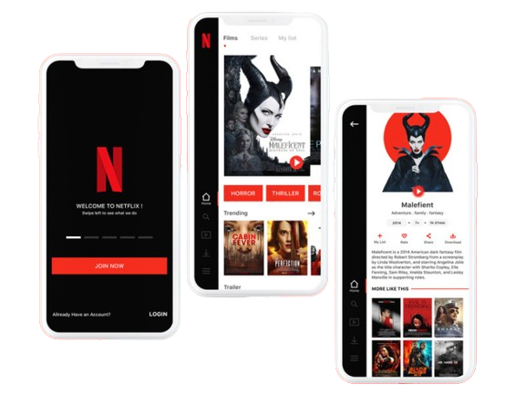 Netflix Video streaming app development