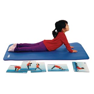 Excellerations® Anti-Slip Yoga Pose Activity Pads - Set of 14