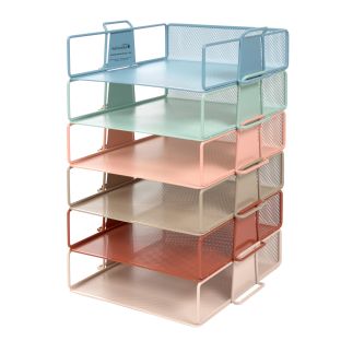 Really Good Stuff® Stackable Letter-Size Wire Rack™ - Boho