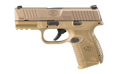 FN 509 Compact FDE NMS 9mm Pistol