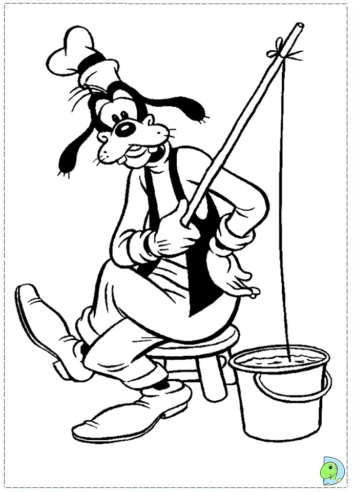 Goofy Max Coloring Page