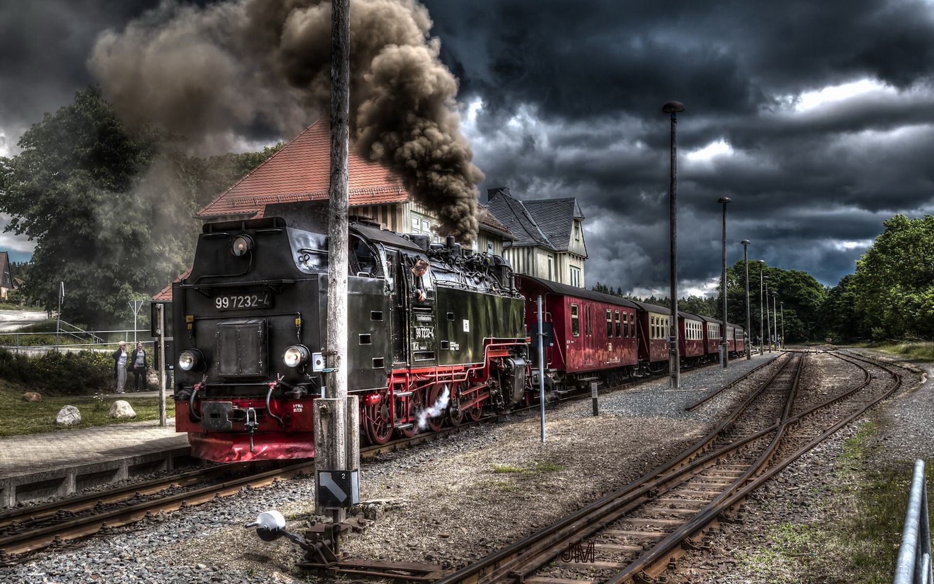 Photo vintage - Train - 1920x1200 - Fond d'écran Ultra HD