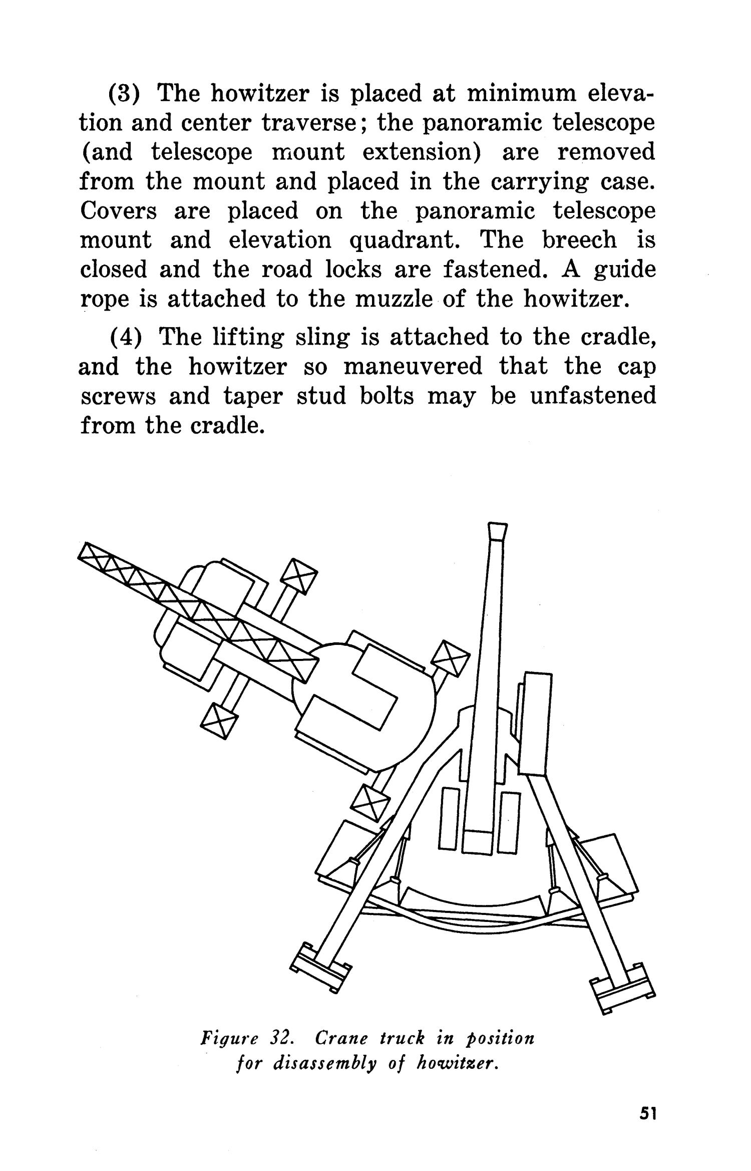 Service of the piece, 8-inch gun M1 and 240-MM howitzer M1.
                                                
                                                    51
                                                