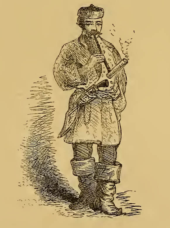 man smoking a pipe