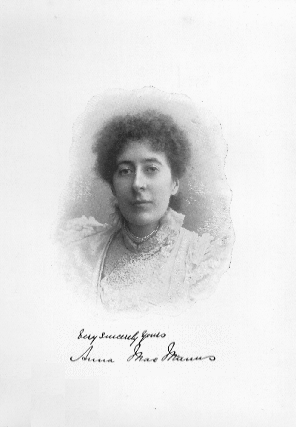 Photographic portrait with signature underneath