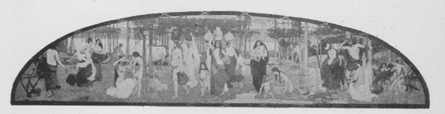 Women and children in an outdoor scene.