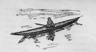 man in kayak