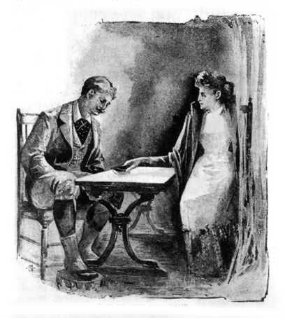 man and woman seated at a table with playing cards