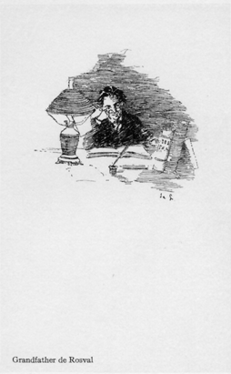 Portrait of man at desk.