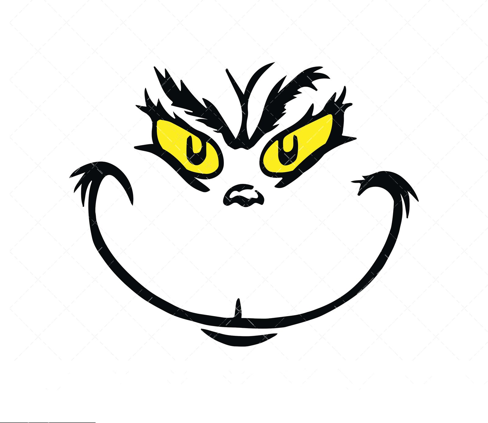 Grinch Face Svg File Grinch Pinterest - vrogue.co