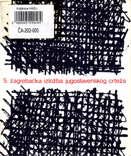 5. zagrebačka izložba jugoslavenskog crteža : u čast obljetnice oslobođenja grada Zagreba, Kabinet grafike Jugoslavenske akademije znanosti i umjetnosti,  Zagreb, svibanj-lipanj 1975. / [katalog sastavila i predgovor napisala Renata Gotthardi-Škiljan ; urednik Andre Mohorovičić ; fotografije Ivan Buzjak]