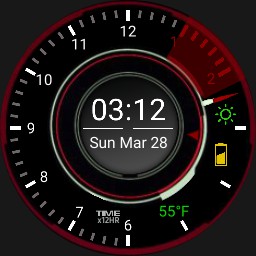 aston martin DB11 gauge in S+