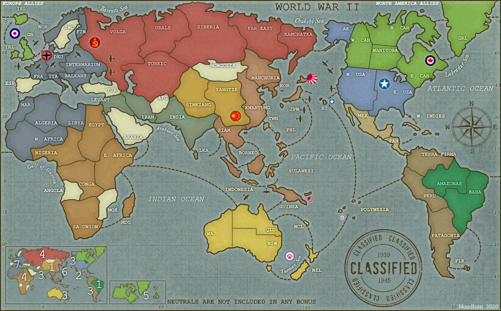 Map Of Ww2 Allies And Axis World Map - vrogue.co