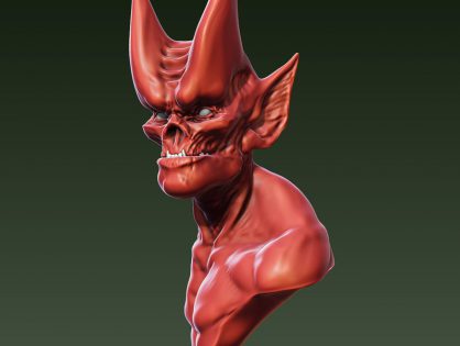 Red Demon Head