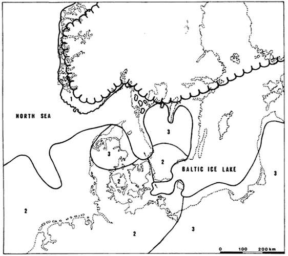 Vegetation at the end of the ice age