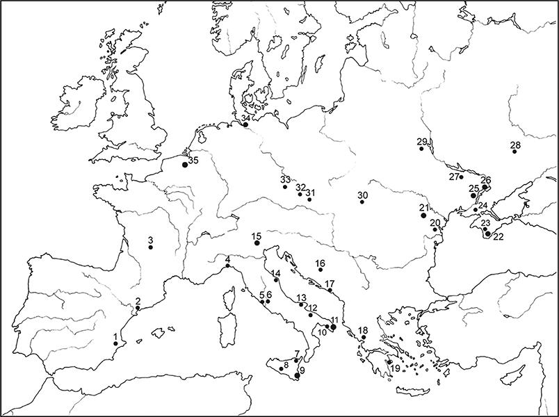 map of microblades