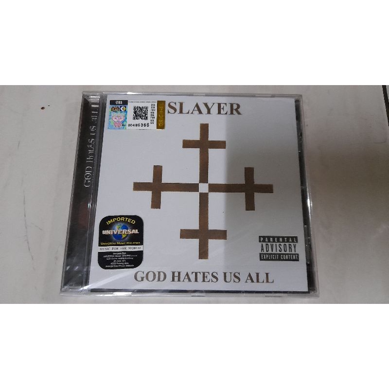 SLAYER GOD HATES US ALL | Shopee Malaysia