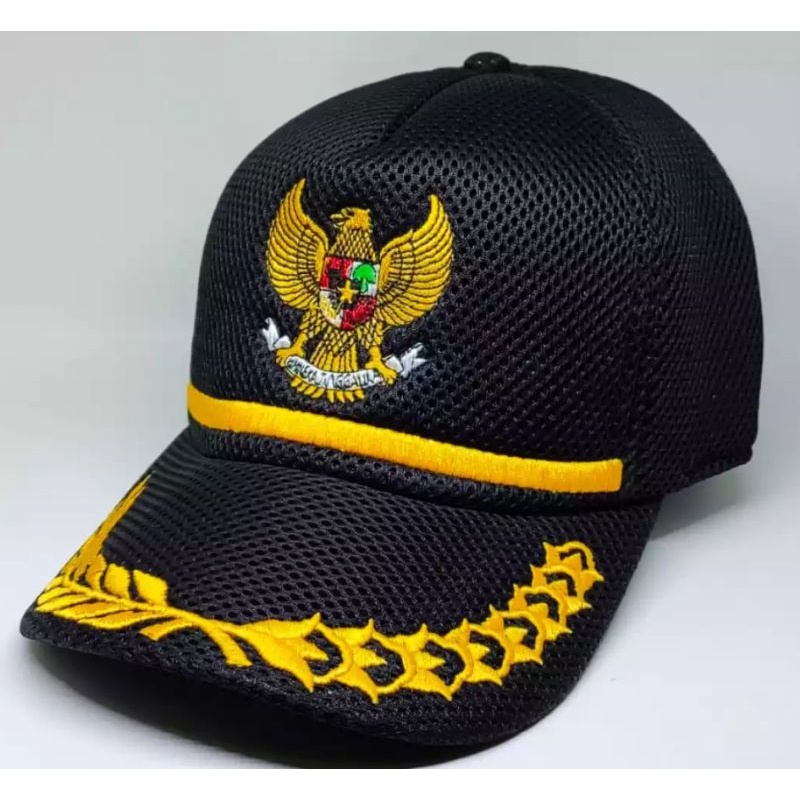 Jual topi padi kapas logo Garuda full bordir bayar di tempat kualitas ...