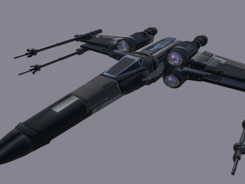 Xwing LP 3d model