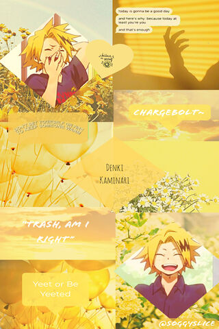 Denki Kaminari phone wallpaper  My Hero Academia Amino