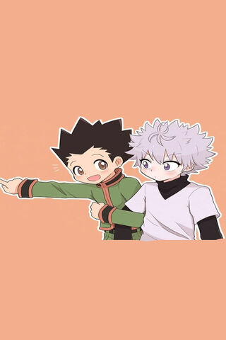 Gon killua janken hunter x hunter 2011 anime hd wallpaper