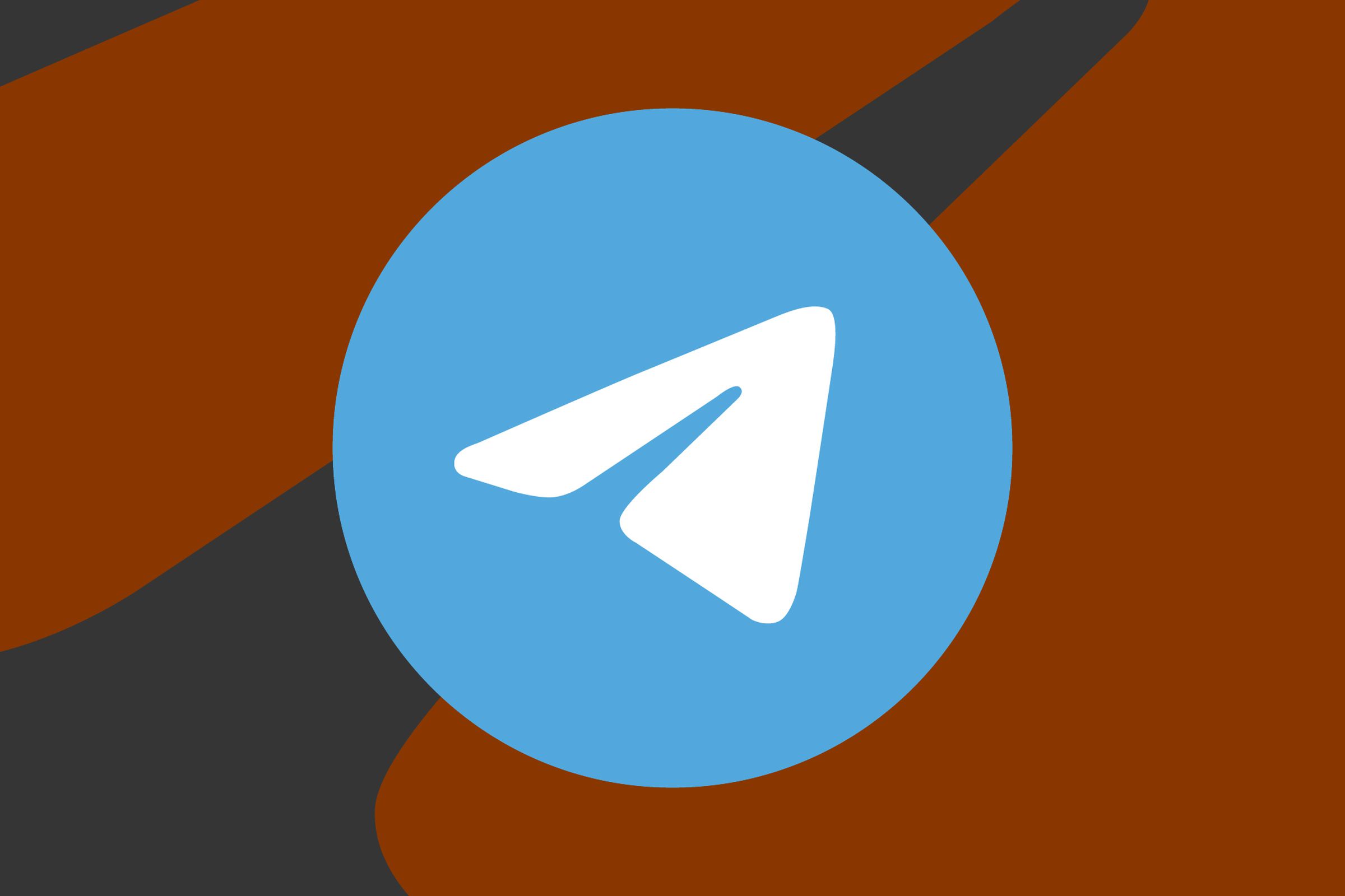 Vector illustration of the Telegram logo.