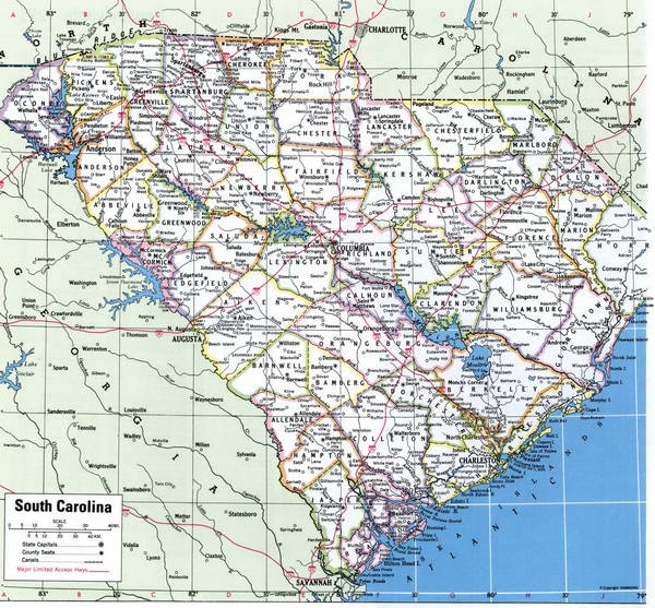 Counties of South Carolina state