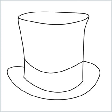 draw a Top hat