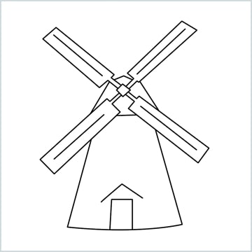 draw a windmill