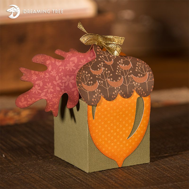 free paper box and bag templates acorn box